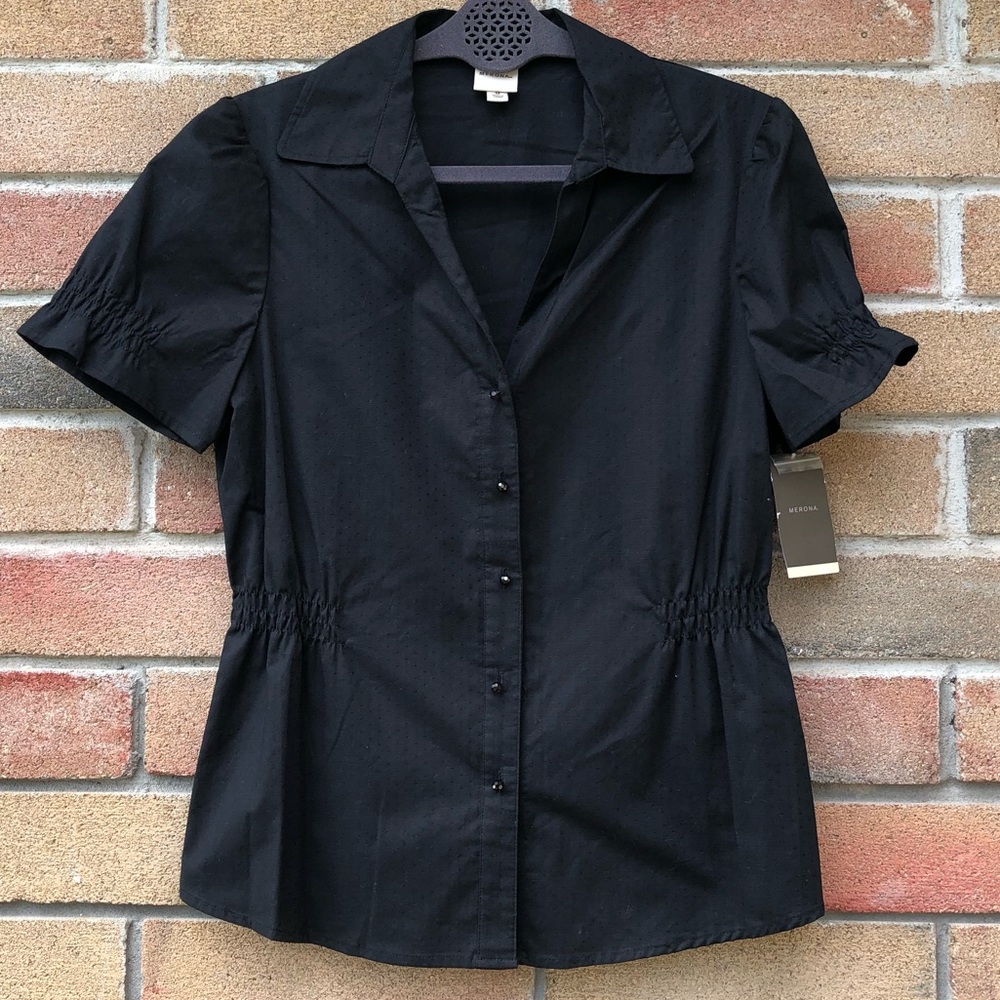 New!! Black Button Shirt!